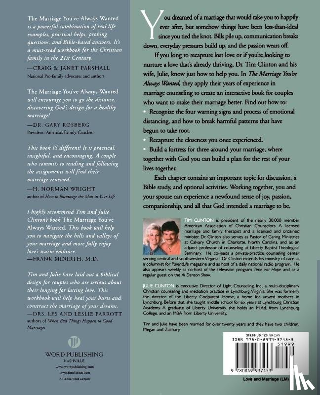 Clinton, Tim, Clinton, Julie - The Marriage You've Always Wanted