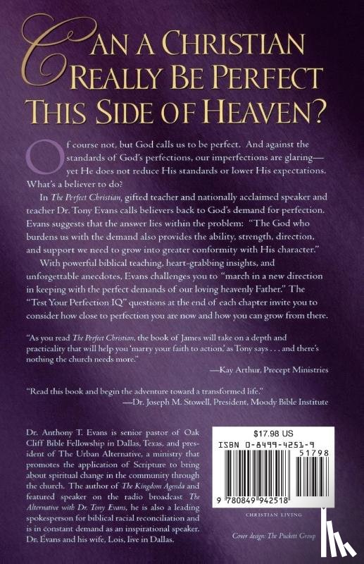 Evans, Dr. Tony - The Perfect Christian