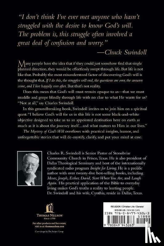 Swindoll, Charles R. - The Mystery of God's Will