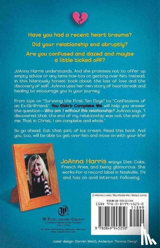 Harris, JoAnna - You Didn't Complete Me