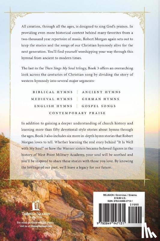 Morgan, Robert - Then Sings My Soul Book 3 | Softcover