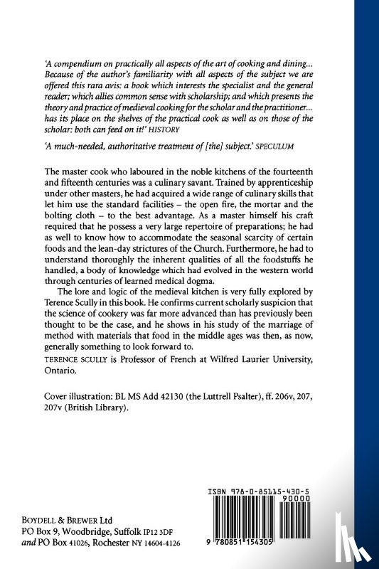 Scully, Terence (Royalty Account) - The Art of Cookery in the Middle Ages