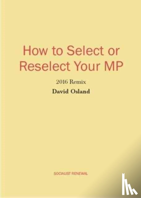 Osland, David - How to Select or Reselect Your MP