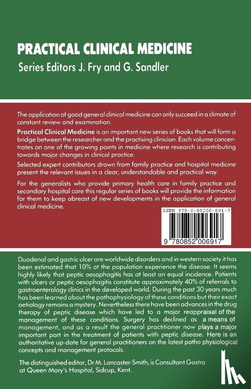 M. Lancaster-Smith - Ulcer and Non-Ulcer Dyspepsias