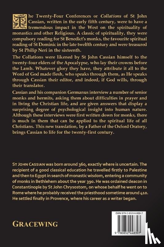 Cassian, John - Collations
