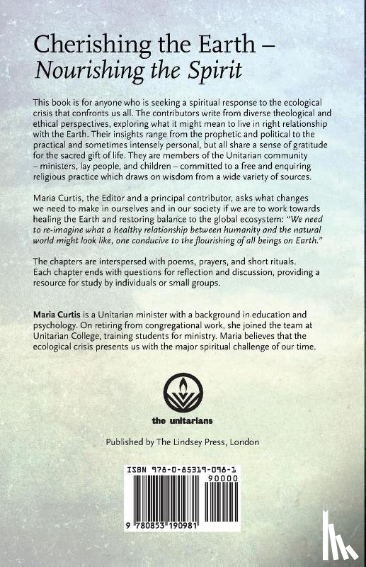  - Cherishing the Earth -- Nourishing the Spirit