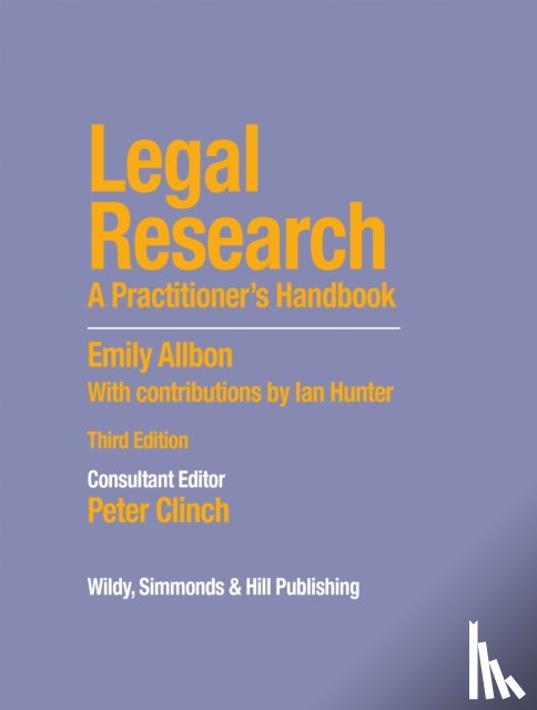 Allbon, Emily - Legal Research: A Practitioner's Handbook