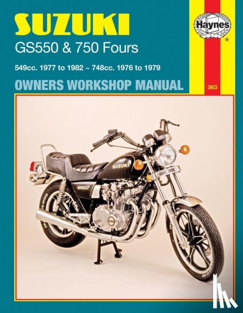 Haynes Publishing - Suzuki GS550 (77 - 82) & GS750 Fours (76 - 79) Haynes Repair Manual