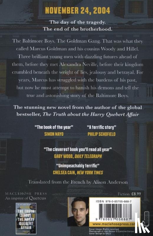 Dicker, Joel - The Baltimore Boys