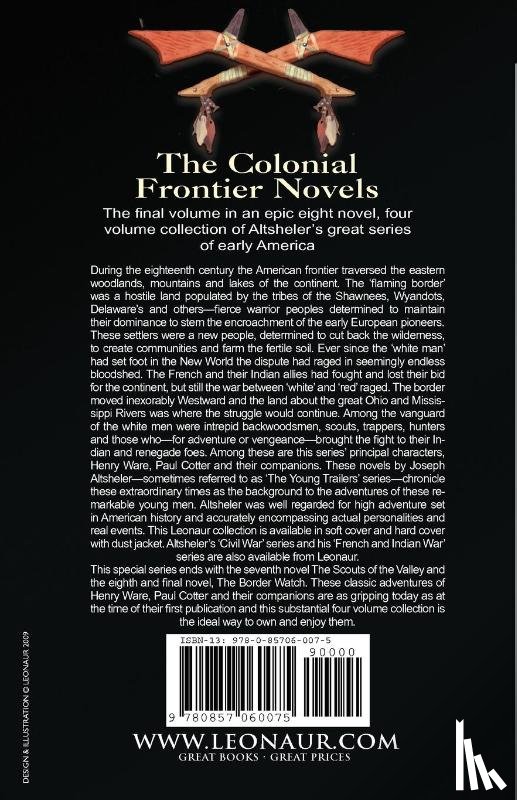 Altsheler, Joseph a - The Colonial Frontier Novels