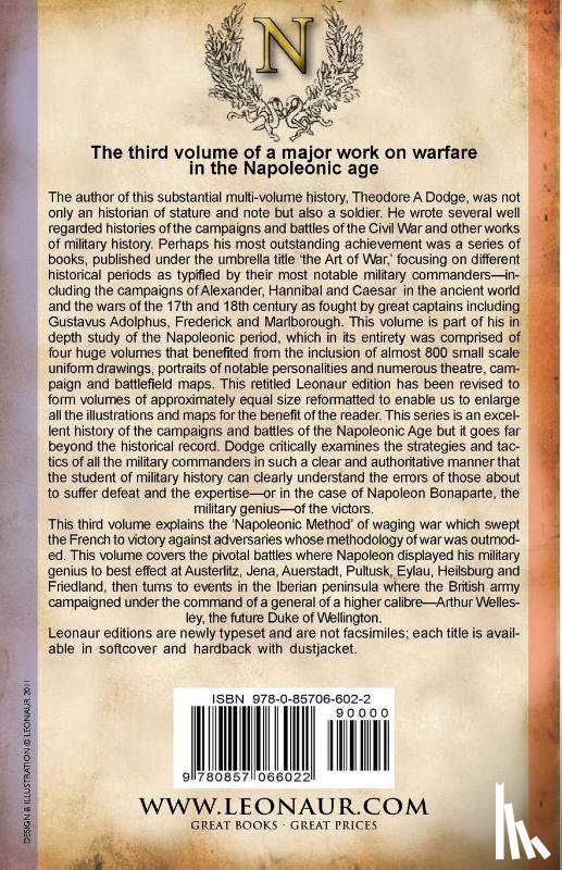 Dodge, Theodore A - Warfare in the Age of Napoleon-Volume 3