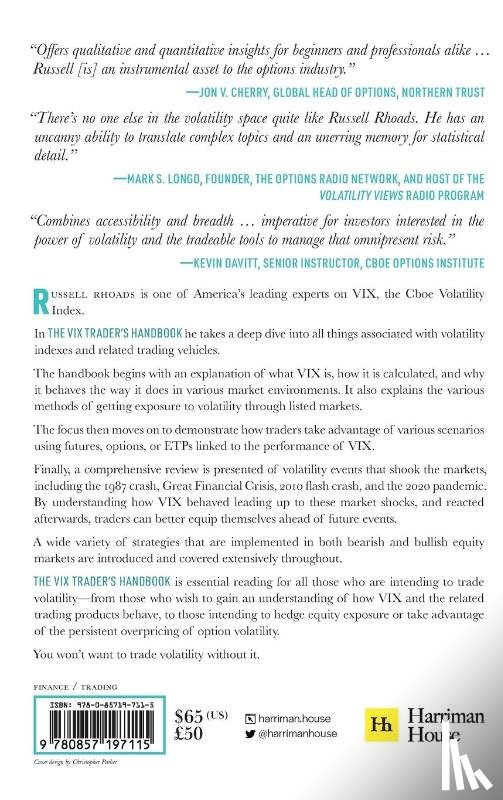 Rhoads, Russell - The VIX Trader's Handbook