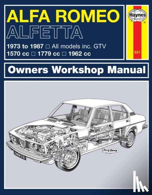 Haynes Publishing - Alfa Romeo Alfetta (1973 - 1987) Haynes Repair Manual