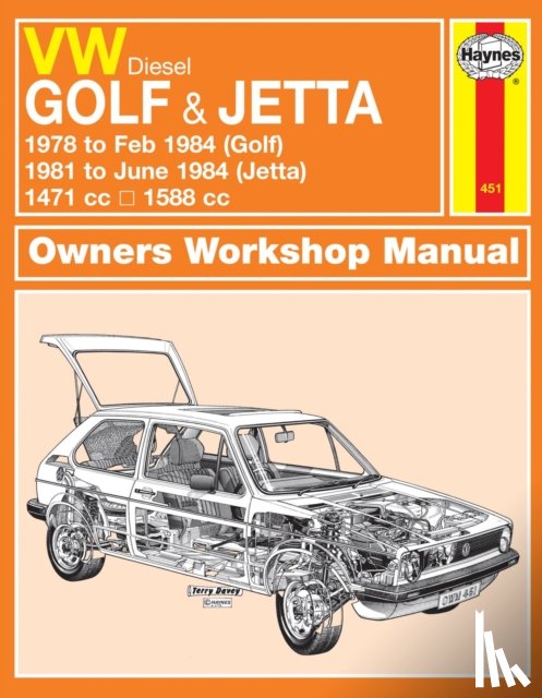 Haynes Publishing - VW Golf & Jetta Mk 1 Diesel (78 - 84) Haynes Repair Manual
