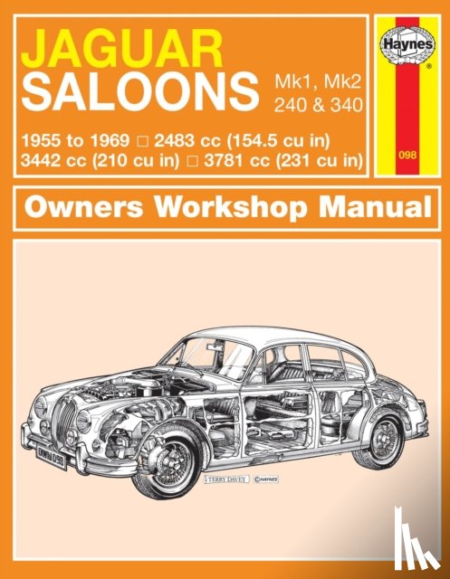 Haynes Publishing - Jaguar MkI & II, 240 & 340 (55 - 69) Haynes Repair Manual