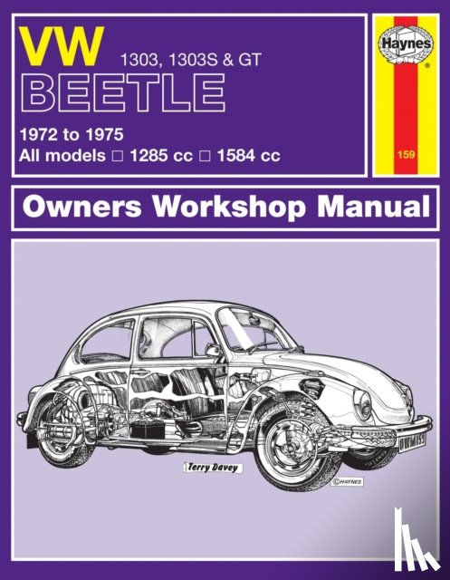 Haynes Publishing - VW Beetle 1303, 1303S & GT (72 - 75) Haynes Repair Manual