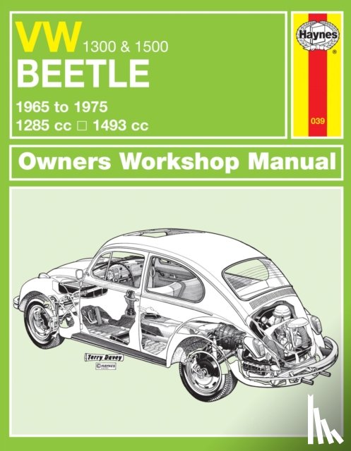 Haynes Publishing - VW Beetle 1300 & 1500 (65 - 75) Haynes Repair Manual