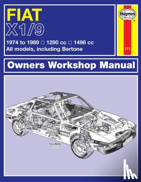 Haynes Publishing - Fiat X1/9 (74 - 89) Haynes Repair Manual