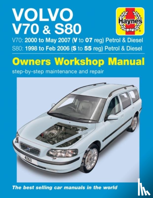Haynes Publishing - Volvo V70 / S80 Petrol & Diesel (98 - 07) Haynes Repair Manual