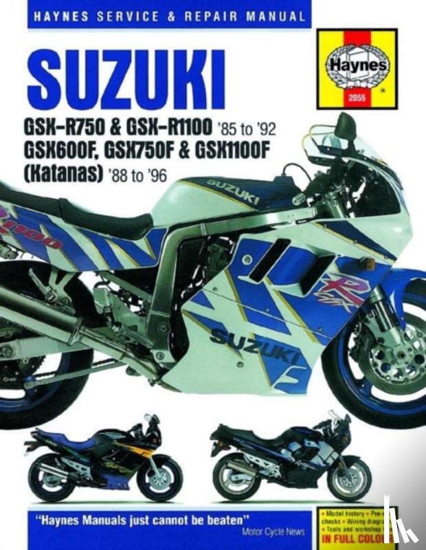 Haynes Publishing - Suzuki GSX-R750 & GSX-R1100, GSX600F, GSX750F & GSX1100F (Katanas) (86 - 96)
