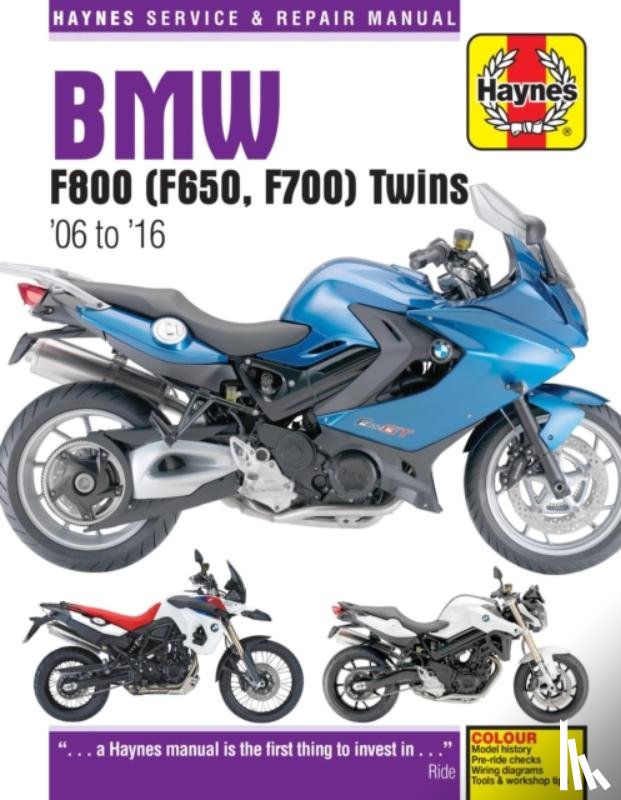 Mather, Phil - BMW F650, F700 & F800 Twins (06-16) Haynes Repair Manual