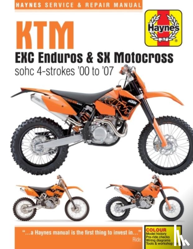 Haynes Publishing - KTM EXC Enduros & SX Motocross sohc 4-strokes (00 - 07)