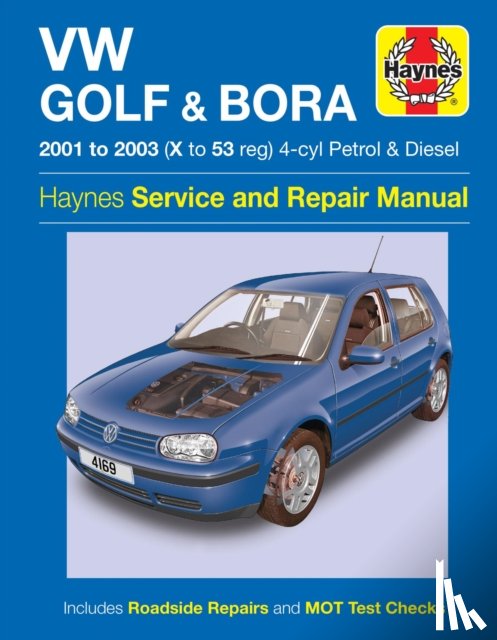 Haynes Publishing - VW Golf & Bora 4-cyl Petrol & Diesel (01 - 03) Haynes Repair Manual