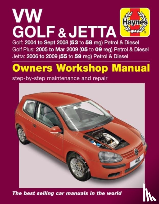 Haynes Publishing - VW Golf (04 - Sept 08), Golf Plus (05 - Mar 09) & Jetta (06 - 09) Haynes Repair Manual