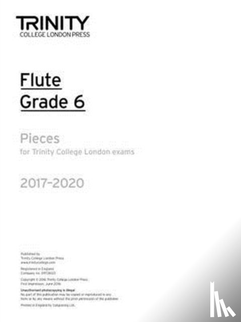  - Flute Exam Pieces Grade 6 2017 2020 (Part Only)