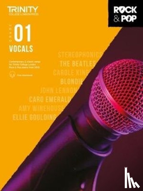 Hal Leonard Corp - Trinity Rock and Pop Vocals Grade 1