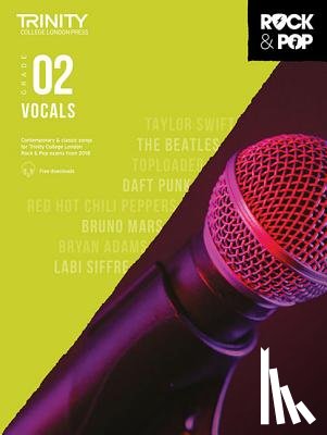 Hal Leonard Corp - Trinity Rock and Pop Vocals Grade 2