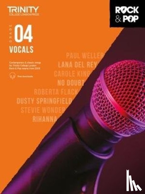 Hal Leonard Corp - Trinity Rock and Pop Vocals Grade 4