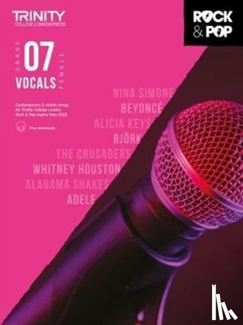 Hal Leonard Corp - Trinity Rock and Pop Female Vocals Grade 7