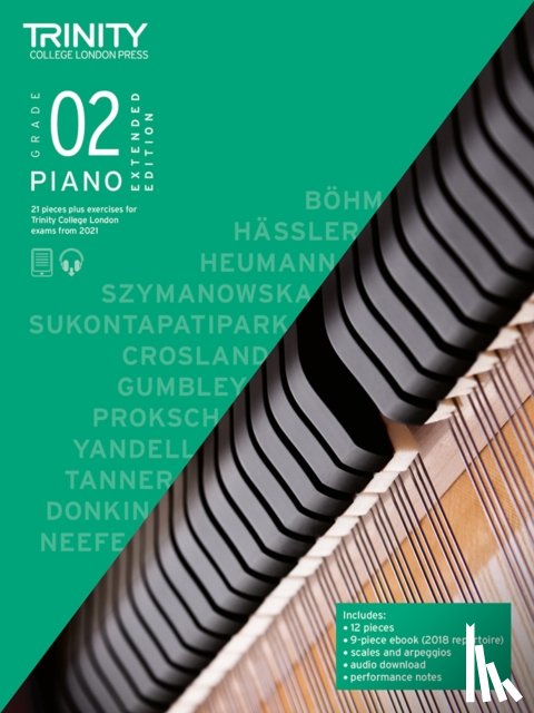 Trinity College London - Piano Exam Pieces & Exercises 21-23 Grade 2 Ext Ed