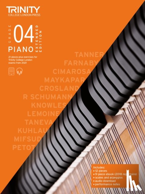 Trinity College London - Piano Exam Pieces & Exercises 21-23 Grade 4 Ext Ed