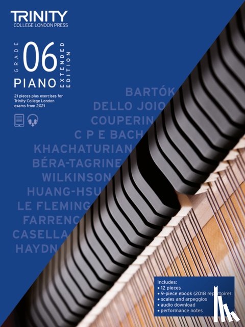 Trinity College London - Piano Exam Pieces & Exercises 21-23 Grade 6 Ext Ed