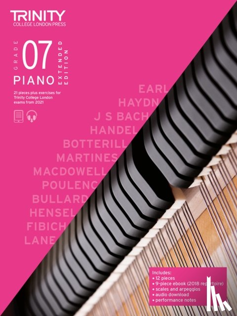 Trinity College London - Piano Exam Pieces & Exercises 21-23 Grade 7 Ext Ed