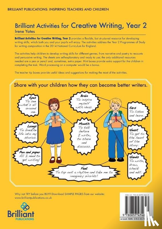 Yates, Irene - Brilliant Activities for Creative Writing, Year 2