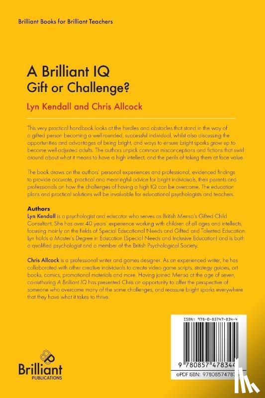 Allcock, Chris, Kendall, Lyn - A Brilliant IQ - Gift or Challenge?