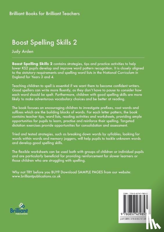 Arden, Judith - Boost Spelling Skills 2