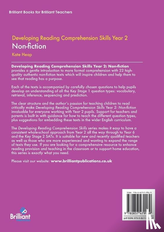 Heap, Kate - Developing Reading Comprehension Skills Year 2: Non-fiction