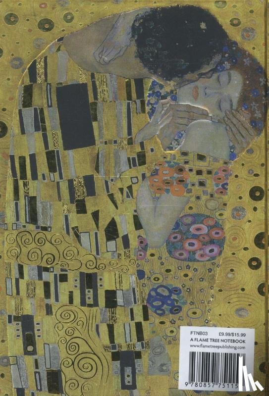  - Gustav Klimt: The Kiss (Foiled Journal)