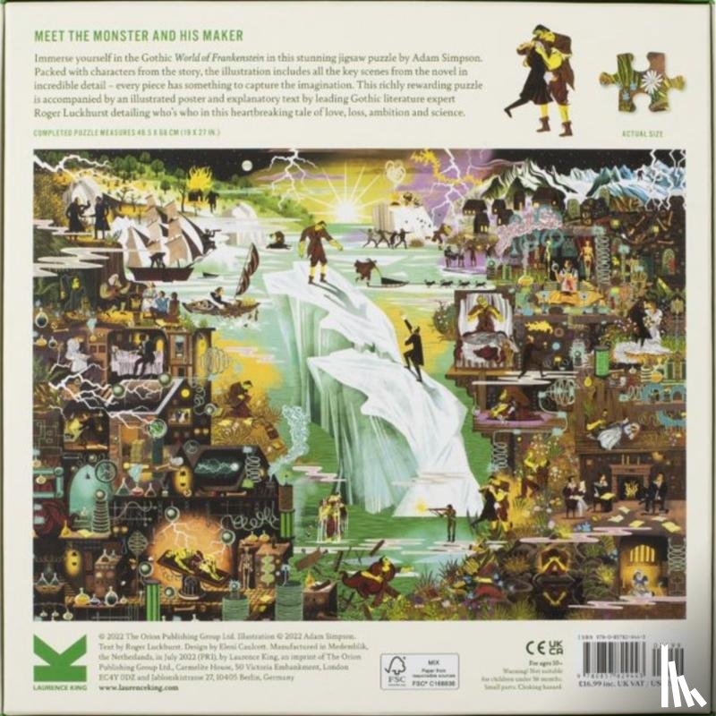 Simpson, Adam - The World of Frankenstein: A Jigsaw Puzzle by Adam Simpson