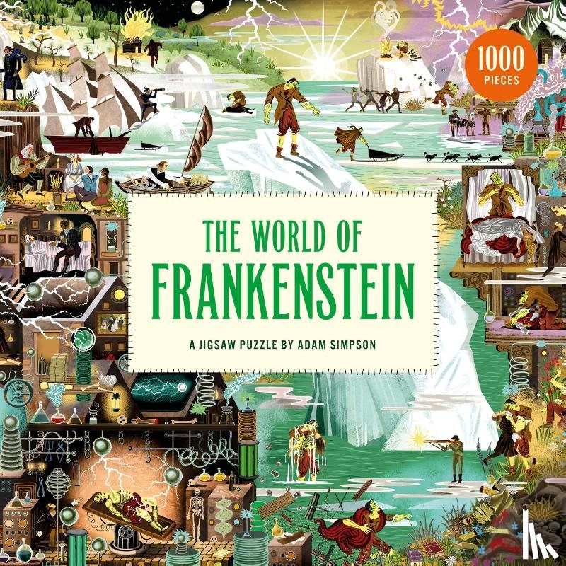 Simpson, Adam - The World of Frankenstein: A Jigsaw Puzzle by Adam Simpson