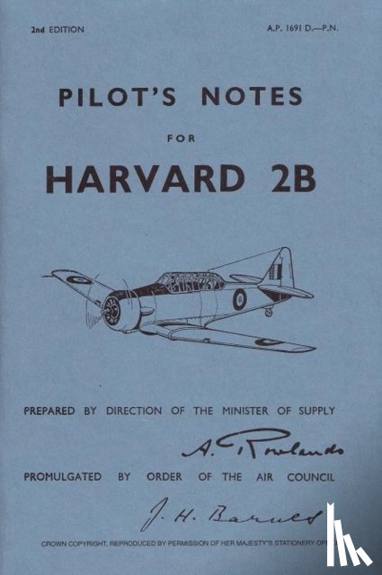 Air Ministry - Harvard 2B Pilot's Notes