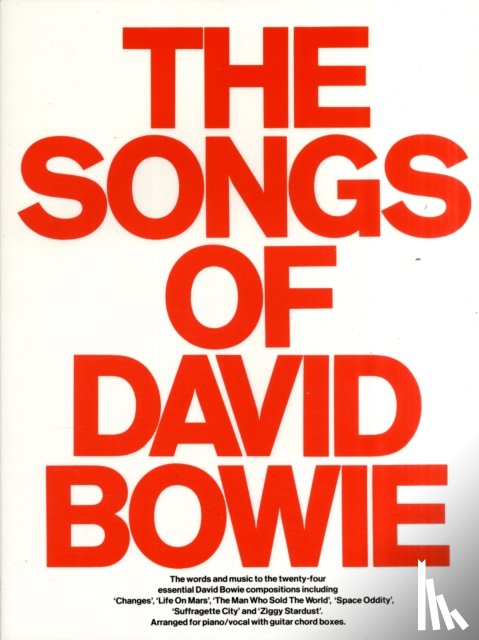  - The Songs Of David Bowie
