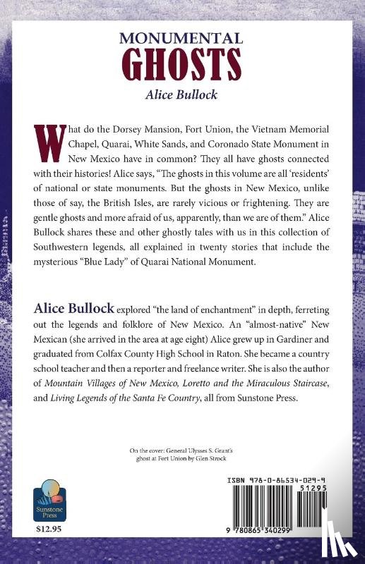 Bullock, Alice - Monumental Ghosts, Supernatural Stories