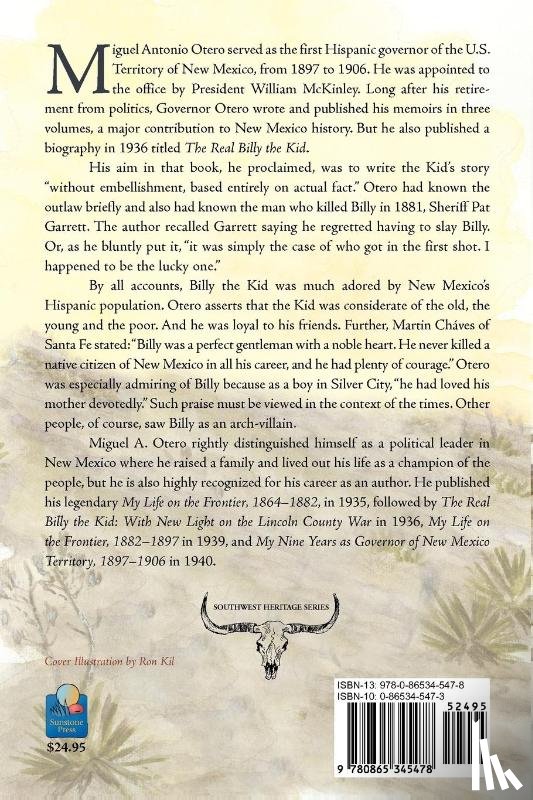 Otero, Miguel Antonio - The Real Billy the Kid