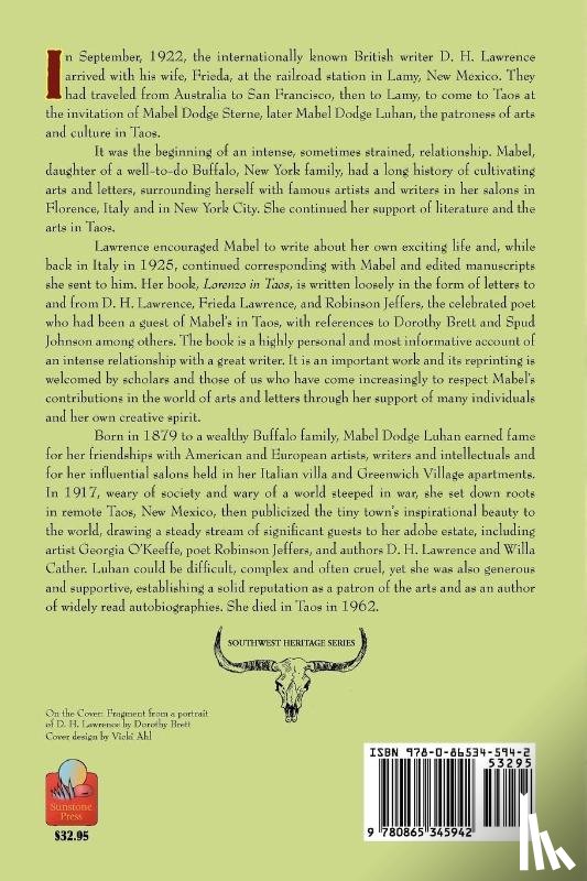Luhan, Mabel Dodge - Lorenzo in Taos
