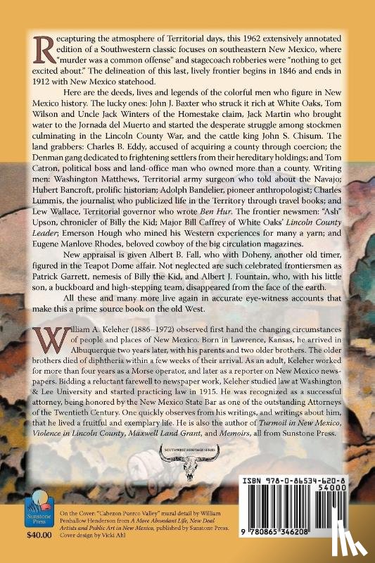 Keleher, William Aloysius - The Fabulous Frontier, 1846-1912